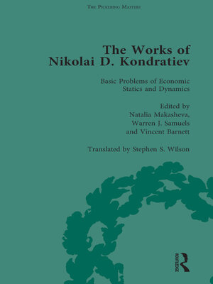 cover image of The Works of Nikolai D Kondratiev Vol 2